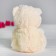 Soft toy "Beige Bear with Heart"