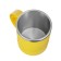 Thermal circle, 450 ml, campaign "Master K", retains heat 2 hours, 12.5 x 10.5 cm, yellow