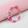 Bracelet Children's "Choselka" butterfly, pink color