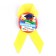 The icon with a ribbon for graduation "Graduate of primary school", D = 4.5 cm