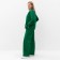 Women's costume (sweatshirt/pants), green color, size 50