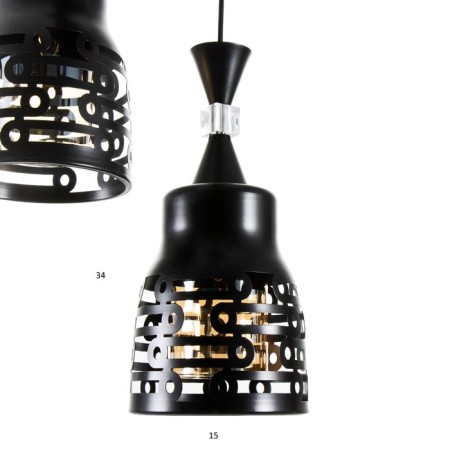 Bayerlux lamp "Kovalce" 3he27 40W black 33x33x35-120cm-6