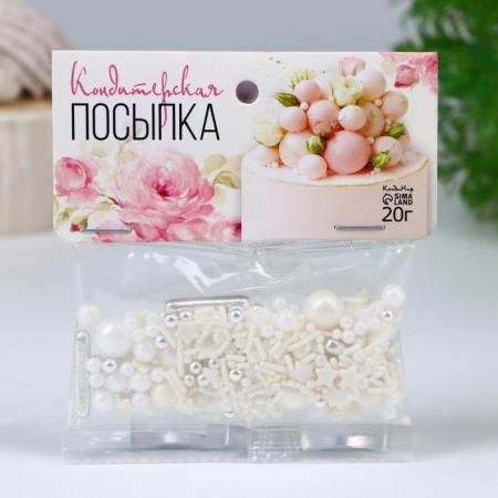 Confectionery Sprinking "Snow Bars", 20 g-1