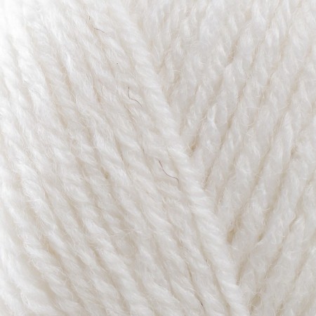 Yarn "Charisma" 80% wool, 20% acrylic 200m/100g (501 white)-3