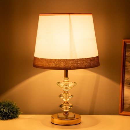 Board lamp "Melita" E27 40W gold 26x26x46 cm Risalux-1