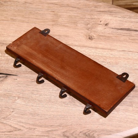 Вешалка "Караван"бабочки, 22*4*12см, дерево, 4 крючка цвет микс-4