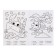 Training coloring for numbers and figures "Transport", size - 14.8 × 21 cm, 8 p.