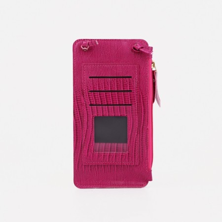 Baby bag on magnet, long belt, fuchsia color-1