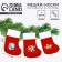 Socks for gifts with clothespins "Dreams come true"