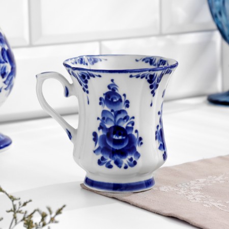 Mug "Valerian", H10cm v0.25l, Aut. Remizov in, gzhel