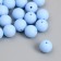 Beads for creativity plastic "Children's blue" matte d = 1.2 cm set 20 g
