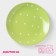 Board ceramic dining shade "Green peas", D = 27 cm, green color