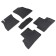 Rubber rugs ’grid’ for Nissan Juke, 2011-