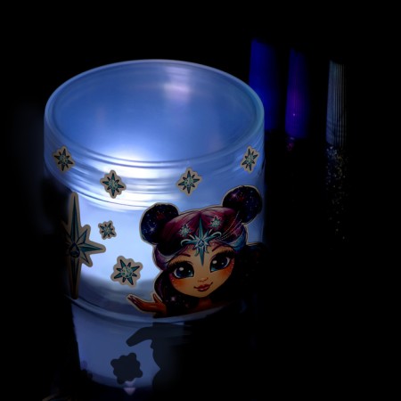 Set for experiments, create your own lamp "Star Lights", purple-1