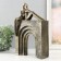 Polystone souvenir "Two on the arch" under metal 19.2x8.7x30.4 cm