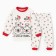 Kit for children (longshit, trousers), white/red color, height 92 cm