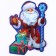 New Year's set for creativity. Application by foil "New Year! Santa Claus"