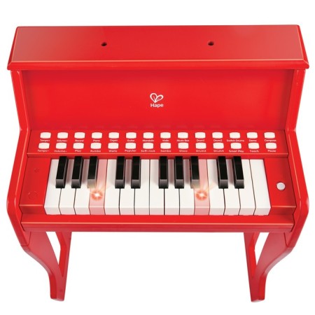 Musical toy "Piano" with a stool, red-1