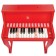 Musical toy "Piano" with a stool, red