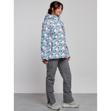 Ski costume female winter, size 50, color gray-2