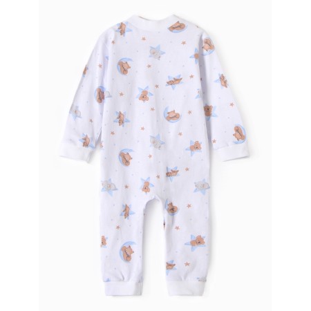 Combineson children with open legs "dream", milk/blue color, height 62-4