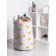Basket for toys "Yellow hearts, size 35x50 cm