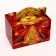 Gift box "Festive silk in red" New Year's suitcase average 20 x 12 x 19