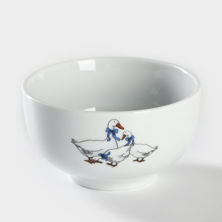 Porcelain Porcelain "geese", 330 ml, d = 11 cm, mix