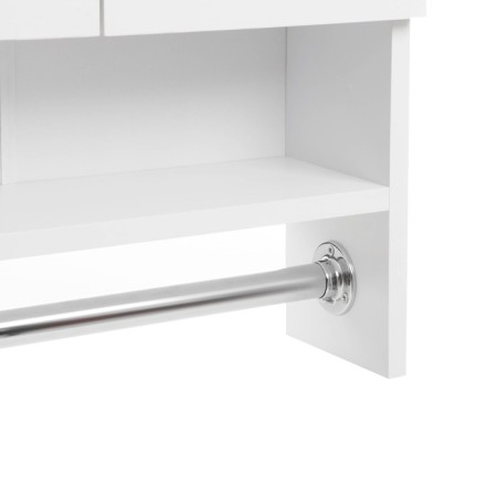 Bathroom cabinet, white, white, 48.6 x 65 x 15 cm-4