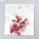 Decor Textile "Flower 2 Colors with Pearl. Borded and White" set 6 pcs 3 cm