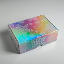 Складная коробка «С новым Годом», 30,5 х 22 х 9,5 см, Новый год
