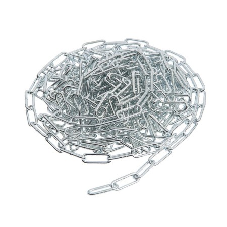 Long -green tundra chain Krep, Din763, diameter 4 mm, welded, galvanized, 10 m