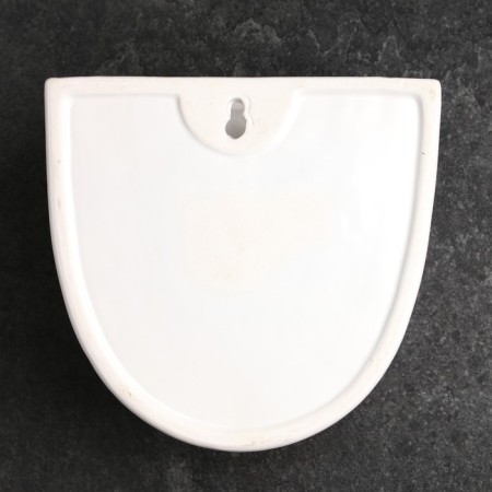 Cashpo suspended "silhouette" white, 17x7cm-5
