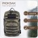 Tactical backpack, TAIF, 40 l, lightning department, 2 outer pockets, camouflage color/green