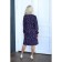 Women's dress, size 42, blue, purple color