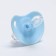 Orthodontic dummy nipple, silicone, from 6 months, with a cap, mix for a boy
