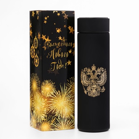 Thermos, 500 ml, Basic "Master K. Coatmbum", with sieve, with a temperature sensor, retains heat 10 hours-7