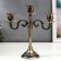 Summary Metal for 3 candles "Medallion" Color of bronze 26.5x27x9.5 cm