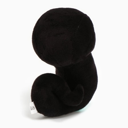 Soft toy "Snake", black-turquoise, for the New Year-3