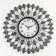 Watch Wall Interior Large "Shine", silent, D-57 cm, dial 22 cm