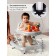 Walks of children's Amarobaby Running Baby, with an electronic game panel, color gray color
