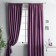 Set of curtains "Blackwood", size 2x200x270 cm, purple color