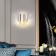 Wall lamp with crystal Piano, 60W, E14, 14x18x35 cm