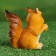 Garden figure "Squirrel with a nut" 9x5x9cm