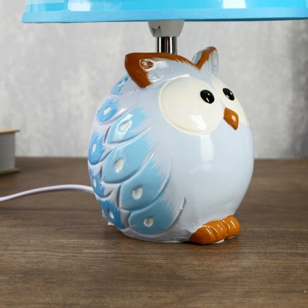 Lamp children's ceramics "Blue Bird" 1x40W E14 20x20x30 cm Risalux-4