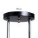 Milava chandelier 2he27 40W black-chromium 54x22x27 cm Bayerlux