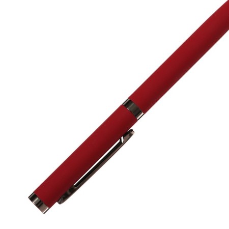 Switching handle, 1.0 mm, BrunovisConti firenze, blue rod, metal case Soft Touch Red, in case-3