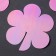 Set for decorating the cake "Flowers", color pink mother