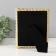 Photo frame Polystone 10x15 cm "Lesse spiral" gold 22x17 cm