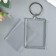 Harvesting keychain rectangle set 2 parts (insert 35x50 mm) 4x5.6 cm